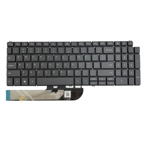 Clavier PC portable Dell P102F US Silver Vostro 15-7500 - 3