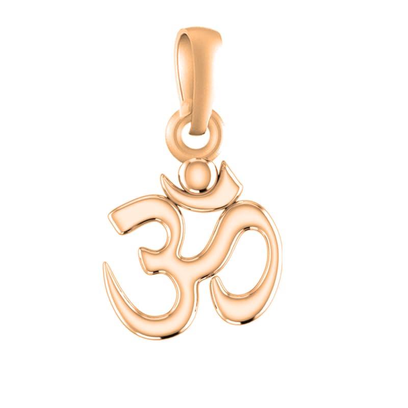 Pendentif OM en argent sterling plaqué or Mtrolls AMZ 41 Small