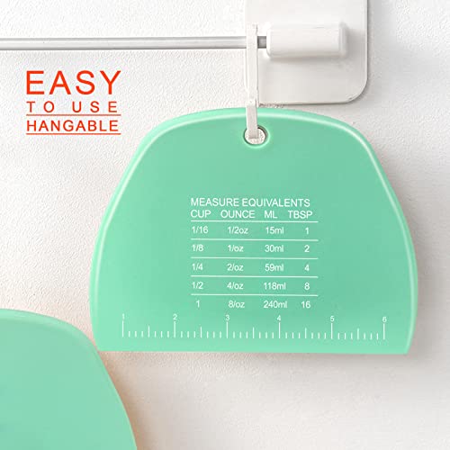 2 Pcs Dough Scraper, Teenitor Dough Scraper Plastic Bench Scraper, Dough Cutter, Multipurpose Food Scrapers For Dough, Bread #TOP4