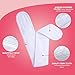 Spa Headband Head Wrap - Extra Long For Easy Fit - Terry Cloth Facial Makeup Sports Towel with Long Hook and Loop Tape from Small to Large Head (All White) (3-Pack)
