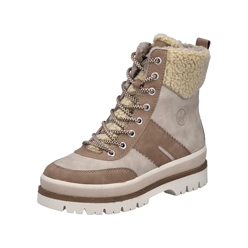 Rieker Femme Y6230 Bottes à Lacets anti-stress avec semelle amortissante confort