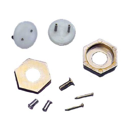 Cir-Kit ConceptsDollhouse Miniature Sconce Adapter, Hex, Dual Wire Sconces