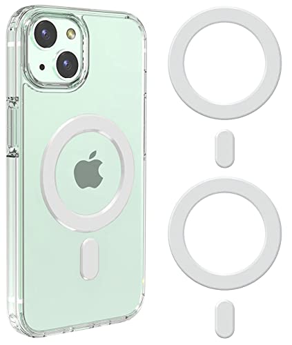 Anneaux de sécurité magnétique blancs en lot de 2 pour conversion universelle MagSafe