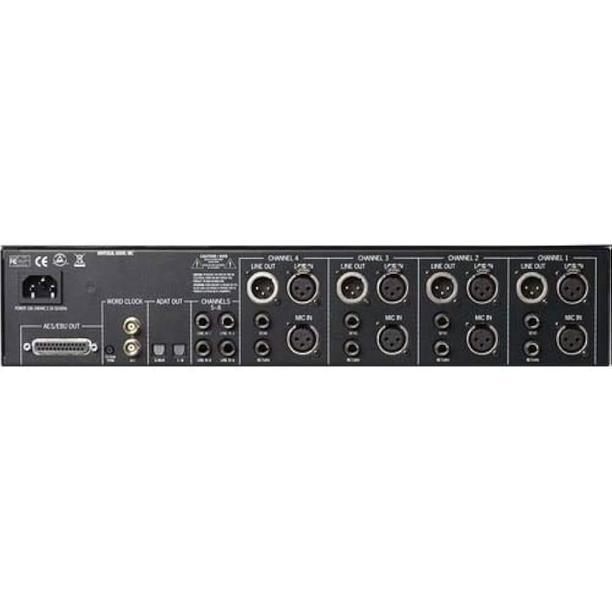 Universal Audio 4-710d Twinfinity マイクプリ Universal Audio 4-710d 4-channel Microphone Preamp and