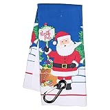 Welcome to The North Pole Santa Claus Christmas Decor Kitchen Dish Towels Hand Towels, Bathroom Hand
