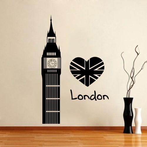 Wall Stickers Vinyl Decal I Love London England Great Britain Big Ben