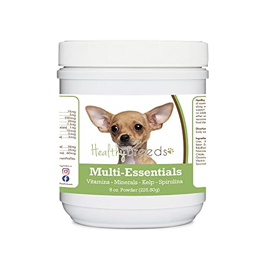 Healthy Breeds Chihuahua Multi-Essentials Powder for Dogs - an Ideal Supplement of Vitamins, Minerals & Antioxidants for Your Dog - 8 oz