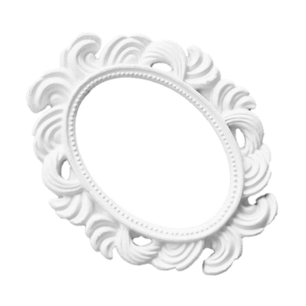 Decorative White Baroque Frame Table Top Photo Frames Pictures Display|Photo Albums|Home & Garden