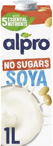 Alpro Soya Drink No Sugar Unsweetened Plant-Based Long Life, 1L