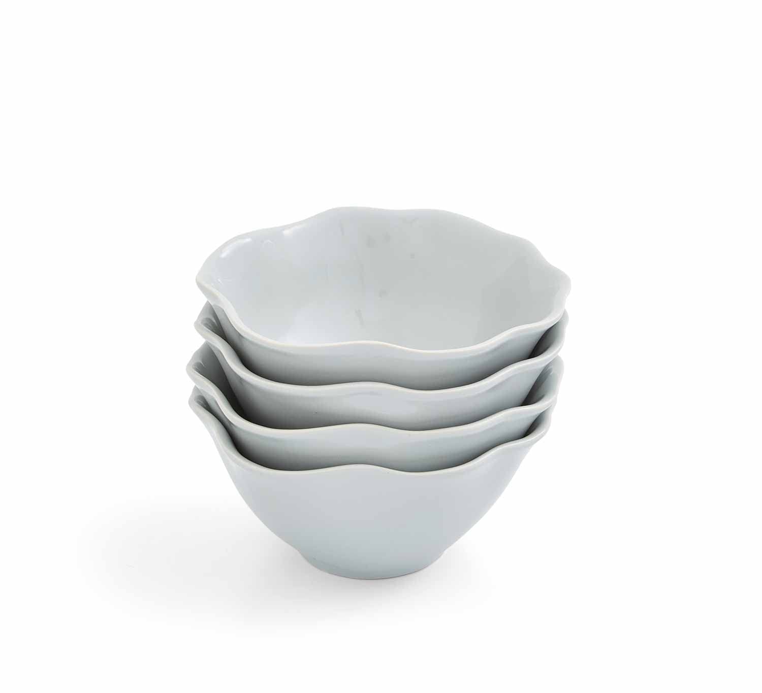Portmeirion Floret All Purpose Bowl - 6.5in - Grey