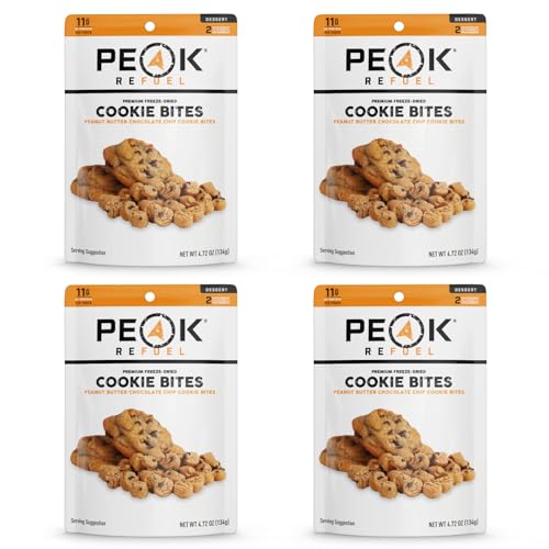 Peak Refuel Cookie Bites 4-Pack | Freeze Dried Trail Snacks