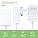 Rollerhouse 12V DC 2-Amp Plug-in Transformer Wall Adapter/Power Supply Adapter/5 Ft Cable, AC 100-240V to 12V Transformers White