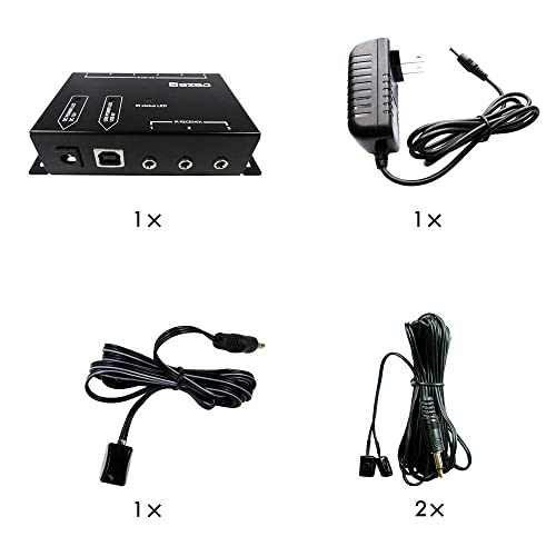 Kit répéteur IR BJ-104 pour résoudre les blocages de télécommandes - 3