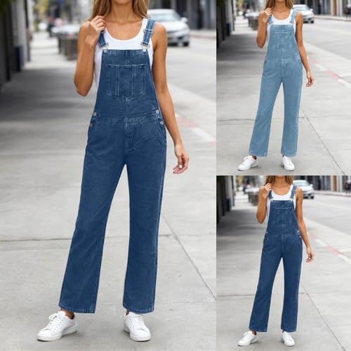 Peto elástico largo de mujer que soluciona la rigidez del denim 2