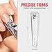Revlon Nail Clipper With File, Manicure Care Tool With a Curved Blade for an Accurate Trimming and Grooming, Easy to Use (Pack of 1)