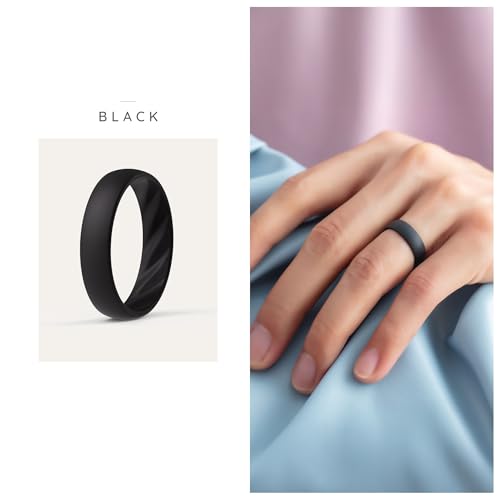 ThunderFit Silicone Ring Enhancers for Women, Breathable Women's Rubber Engagement Rings, Standard (Pack G, Size 10.5-11) by ThunderFit - Image 3