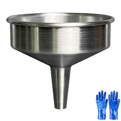 Aluminium Funnel - Large Diameter, Industrial Grade, Non-Spark, Metal Funnel for Commercial and Home Use 1PC (300mm/11.81in)