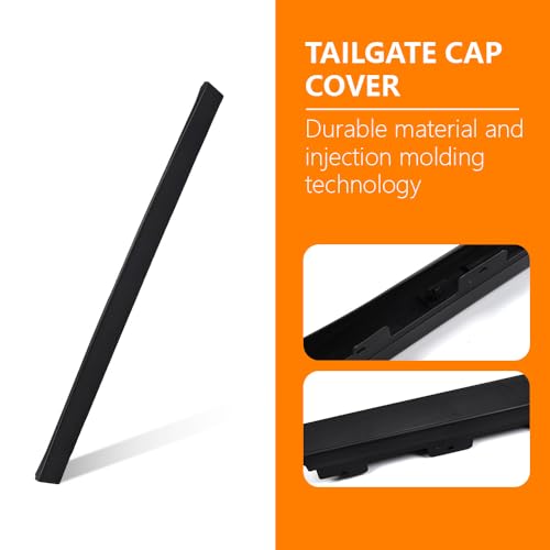 Image of G-PLUS Top Rear Tailgate Moulding Trim Fit 07-10 Ford Explorer Sport Trac | Black Replace # 7A2Z-7840602-BA 51.73 inch Length