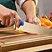 Grippr Knife Grip, the indispensable culinary kitchen tool for better comfort and control for most chef's knives, utility, boning, Nakiri, Santoku and paring knives