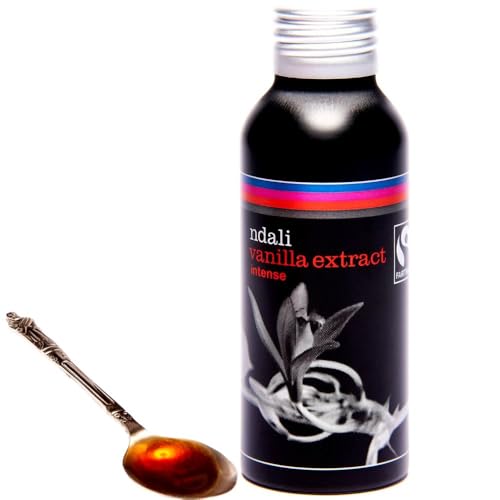 Ndali Vanilla Extract - Intense - Pure Vanilla Extract 100ml From Premium Vanilla Pods - Bourbon Style Vanilla Bean Extract for Home Cooking Cakes Essence Desserts Pudding & Baking