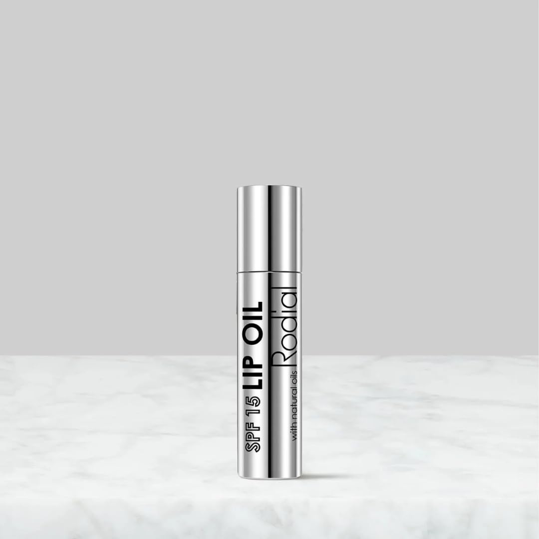 Rodial Lip Oil SPF 15 - Olio Labbra Nutriente, Infuso di Collagene, Protettivo per Tutti i Tipi di Pelle - Idratazione Dewy e Protezione UV - Super Lucido e Tinto, 4 ml