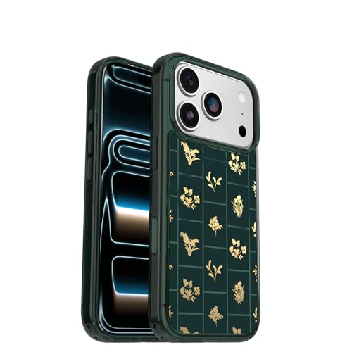 OtterBox iPhone 17 Pro Symmetry Series Clear Case - Golden Bloom - Green - Ultra-Thin, Sleek iPhone Case, MagSafe with Camera Control by OtterBox - Used condition - Image 3