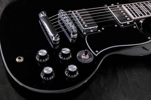 EGRK Solid Body Electric Guitar, Mahogany Body, Rosewood Fingerboard 22 Rounded End Frets, Bone Nut,Right Handed Guitar for Beginners and Intermediate Players