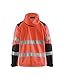 Blaklader 449125135599XXL Softshell Jacke, High Vis Rot/Schwarz, Größe XXL