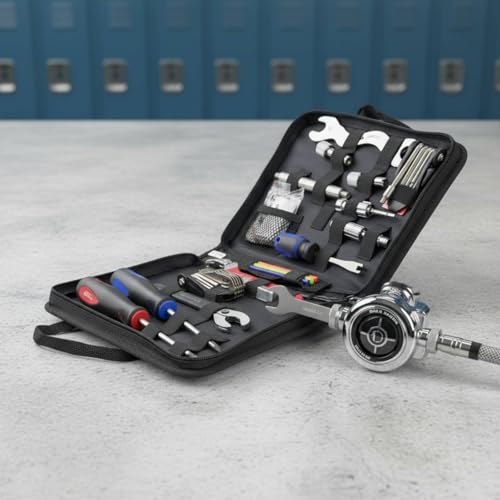 Kit de réparation de plongée complet et outil compact en acier inoxydable bien rangé - 4