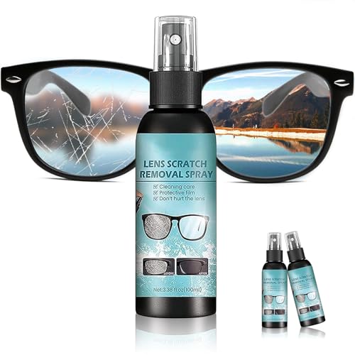 Lens Scratch Removal Spray-2pcs scratch remover for sunglasses Lens Scratch Remover Glasses Lens Cleaning Spray for Sunglasses Screen Cleaning Tool