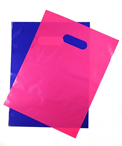 200 Pink and Purple 1.5Mil, 9" x 12" Extra Thick Glossy Plastic Retail