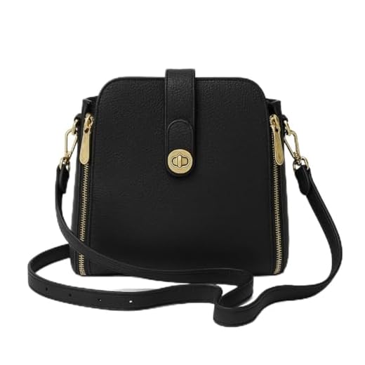 Bolsa de Mão Feminina com Alça de Ombro Removivel Média Couro Sintetico com Detalhes em Strass Luxxya (Preto)