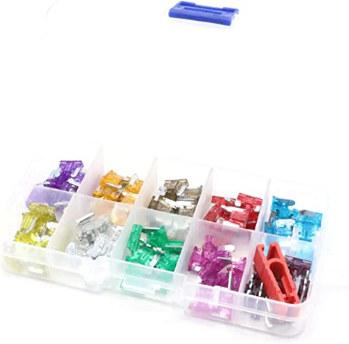Mini fusible lame pour voiture et camion en boîte de 100pcs assorties