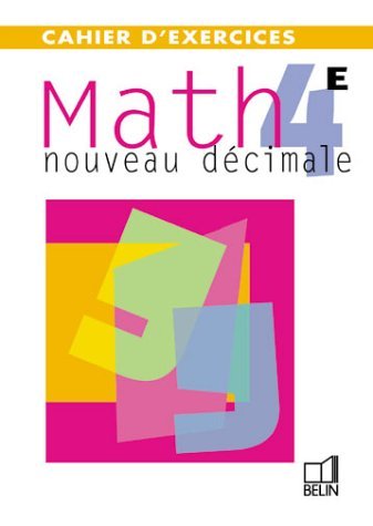 Math 4eme. Cahier D'Exerices: Cahier d'exercices : Depresle, Philippe ...