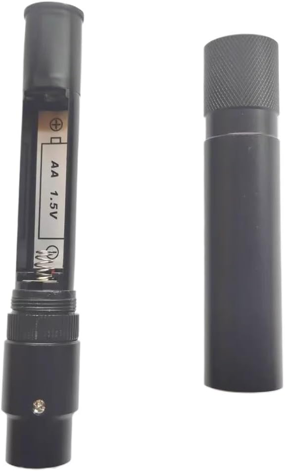 Compatible for Sennheiser Audio-Technica Mini 3Pin 4Pin Battery Box 1.5V to 48V Phantom Power Supply Adapter(3Pin akg Wiring)