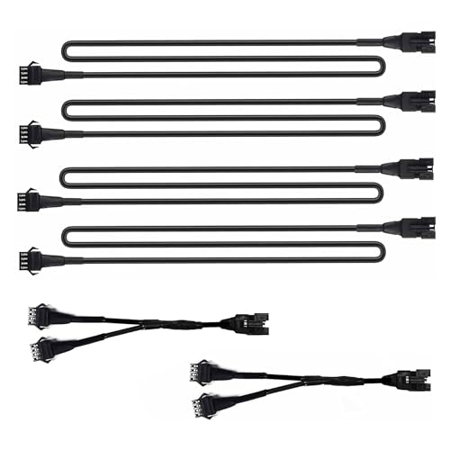 Cable de extensión RGB para luces de roca y cable impermeable de 4 pines