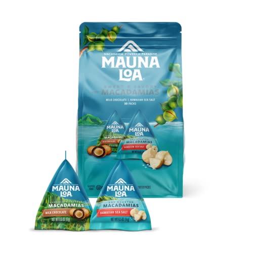 Mauna Loa Premium Roasted Macadamia Nuts, Sweet and Savory M