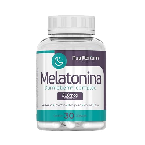 Kit 2x Melatonina com Triptofano Magnésio 2 Meses Nutrilibrium