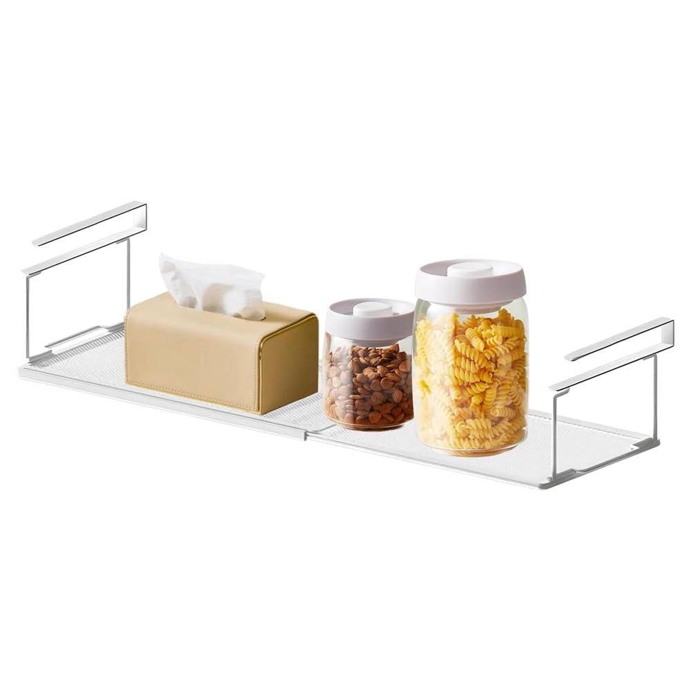 CTRLZS Telescopic Under Cabinet Storage Rack, Floating Telescopic Shoe Rack, Under Cabinet Telescopic Shelf, Under Cabinet