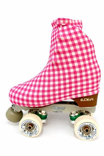 CRL Genérico CRLSPORT Cubre patín para niña y Mujer, Funda PatinSkate, Professional Skating, Patinaje Hielo,artístico o en línea. 180 Densidad. Talla Universal Adulto y niños. Color Estampada Cuadros