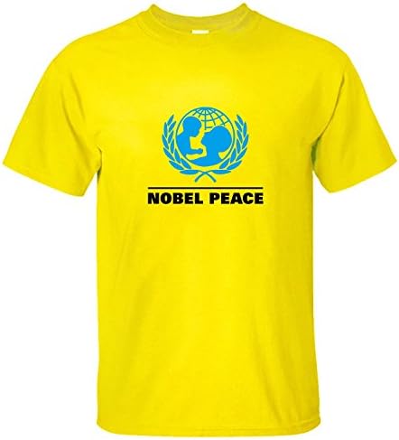 WOODO Men's United Nations Children's Fund UNICEF Nobel Peace T-Shirt
