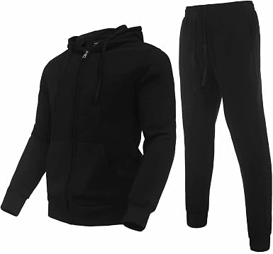 Amazon.com: Zusmen Chándal para hombre, chaquetas y pantalones, traje de 2  piezas : Ropa, Zapatos y Joyería