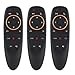 Malloy G10S 2.4G 3 Pezzi/Set Voice Air Flying Mouse Gyroscope Wireless Infrared Backlight TV Set Top Box, Facile da Usare immagine