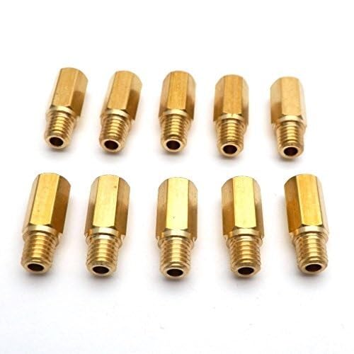Carburateurs Lot de 10 Gicleurs Principaux pour Carburateur pour Fcr, PE, Pwk, Hexagonaux, Accessoires pour Carburateur Moto(‎178-200)