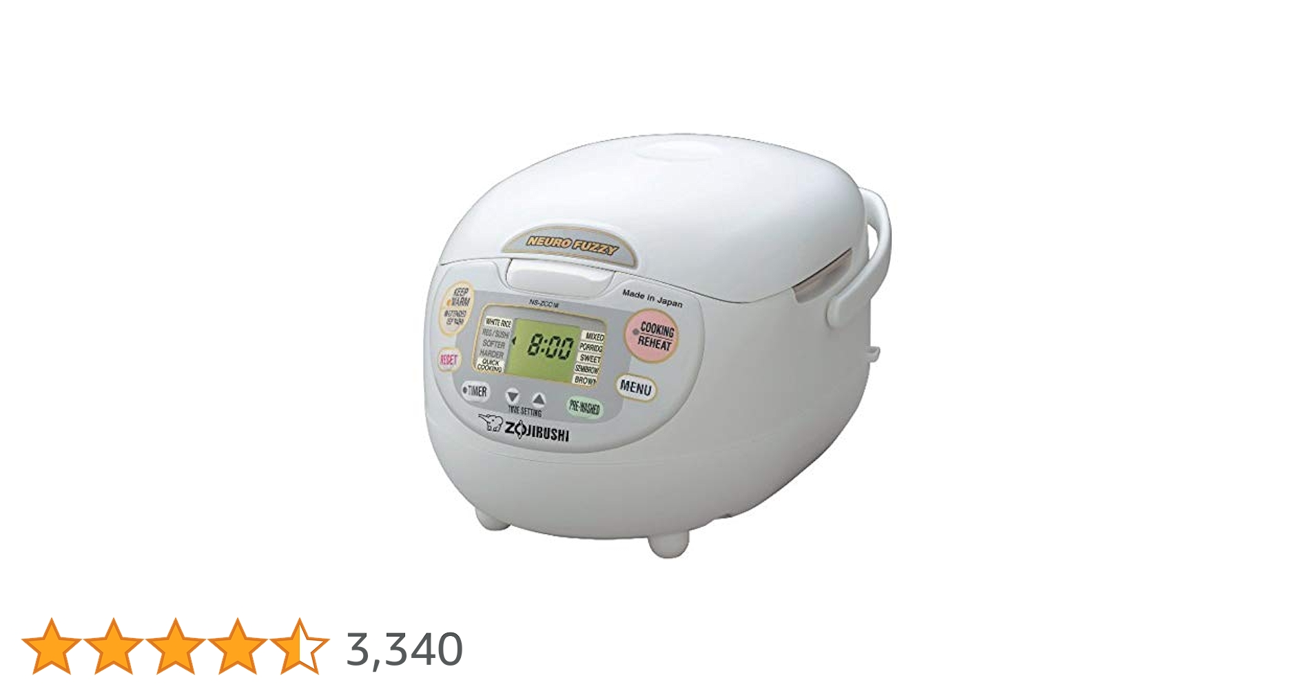 Amazon | 海外向け炊飯器 (10合 1升炊き 1.8L) 象印 NS-ZCC18