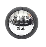 Rbevcrr Leva Pomello del Cambio per Peugeot per 307 308 3008 407 5008 807 per Citroen per C3 C4 Pomello del Cambio Automatico 5 6 velocità Pomello Cambio(5 Speed)