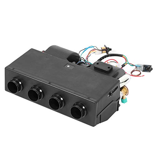 aqxreight Evaporador de Aire Acondicionado de 12V, Termostato de Refrigeración de Calefacción Debajo del Tablero, 3 Velocidades, 600CFM, Universal para Coche y Camión