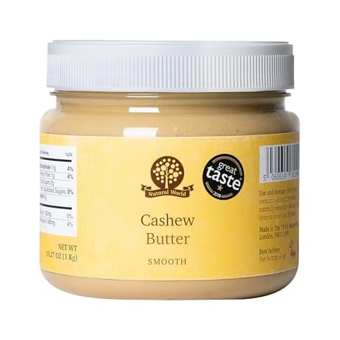 Nutural World Smooth Cashew Nut Butter 1kg Cover