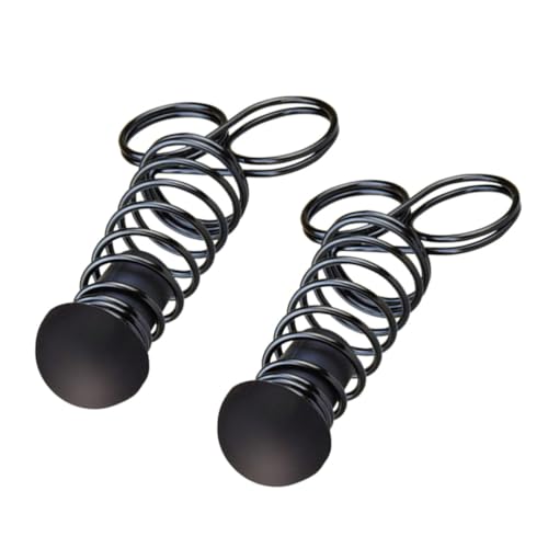 Finger Grippers 2pcs Black Silicone Spring Grip Strengtheners