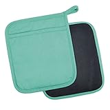DII Cotton and Neoprene Pot Holders , 7 x 8